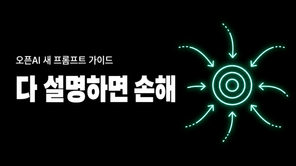 ChatGPT 프롬프트 작성법, 오히려 다 설명하면 손해인 이유